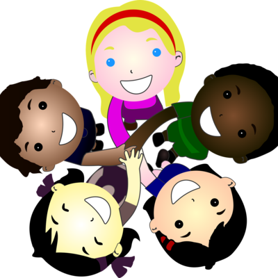 Illustration: Kinder im Kreis halten sich an den H&auml;nden. Foto von Pixabay/Geralt. 