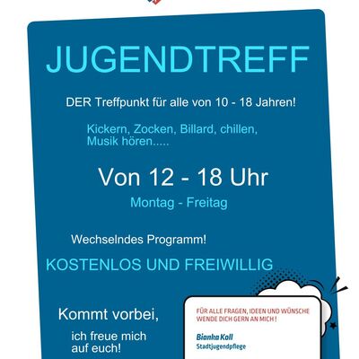 Jugendtreff - Plakat -