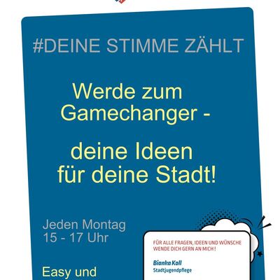 Deine Stimme z&auml;hlt - werde zum Gamechanger