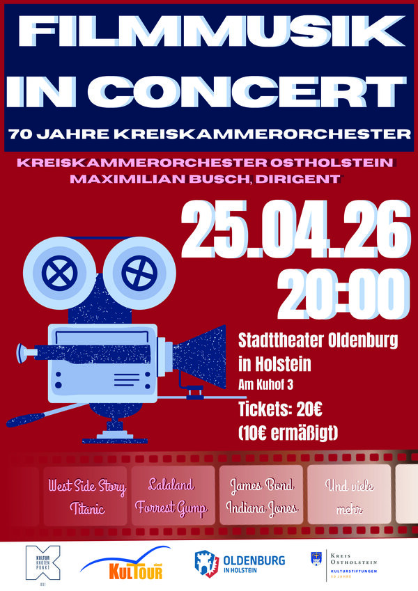 Kreiskammerorchester Ostholstein am 25.04.2026 zu Gast im St&auml;dtischen Theater Oldenburg