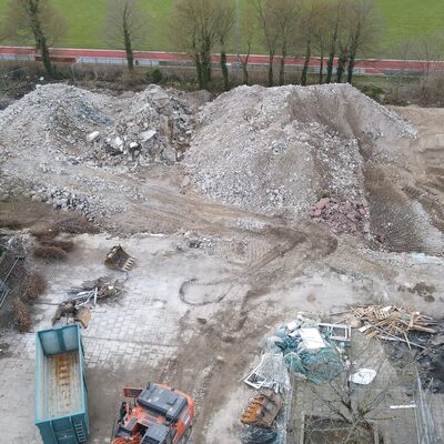12.03.2026 - Abrissarbeiten der Sporthalle vollendet