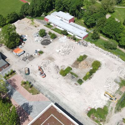 Abrissarbeiten am 24.05.2026