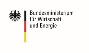 Hier sieht man das Logo des Bundesministeriums für Wirtschaft und Energie.